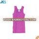 Wholesale Custom Kids Girl Polyester Spandex Blend Lace Margin Blank Plain Rib Tank Top Vest Singlet